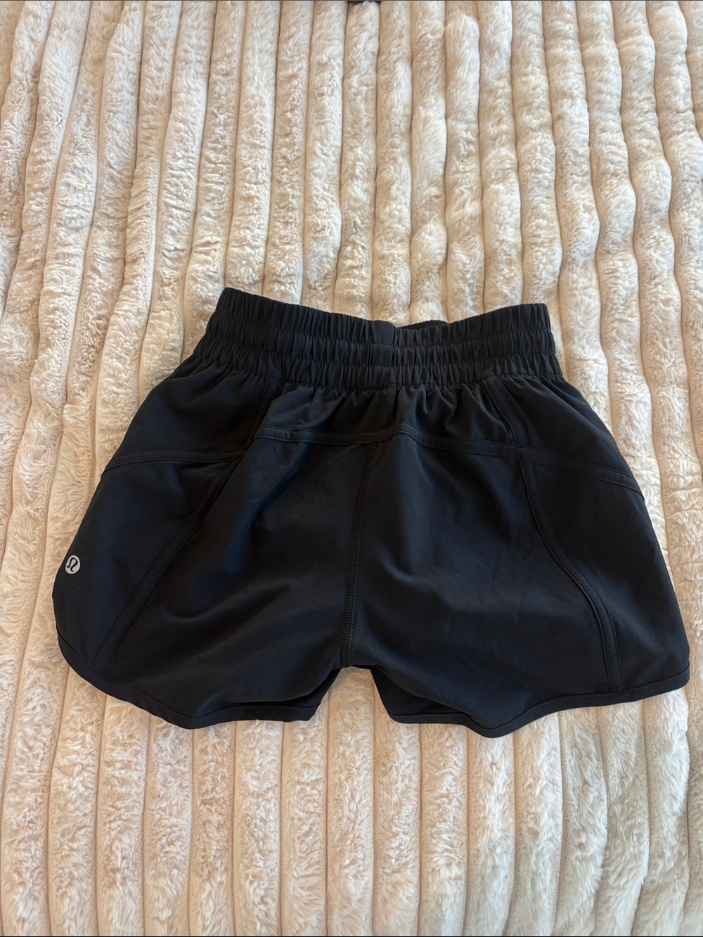lululemon athletica Black Athletic Shorts with Elastic Waist